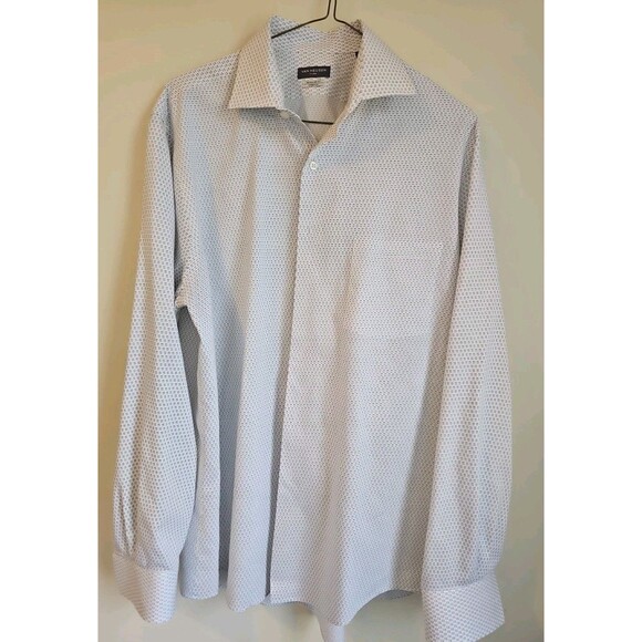 Van Heusen Flex Regular Fit Stretch Dress Shirt Men's Size M - Picture 1 of 5